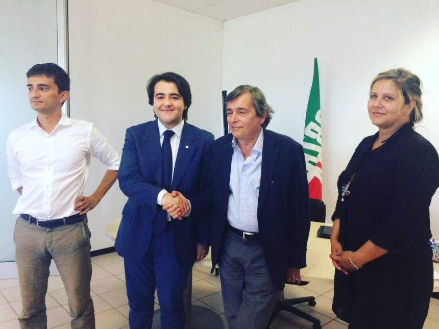 NICOLAS VACCHI PORTA FORZA ITALIA IN CONSIGLIO COMUNALE A IMOLA