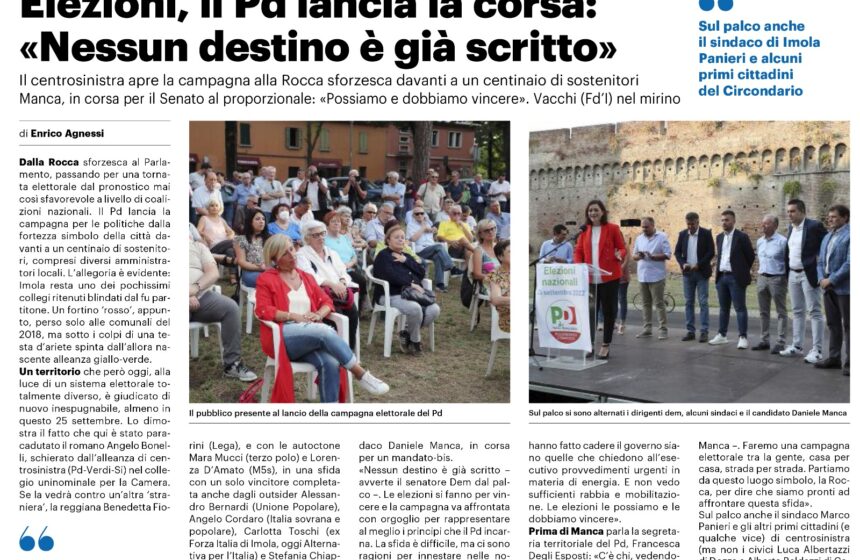 IL PD OSSESSIONATO DA FRATELLI D’ITALIA? PENSI ALL’ITALIA